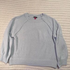 Vince Camuto Soft Light Blue Crew Neck Sweater